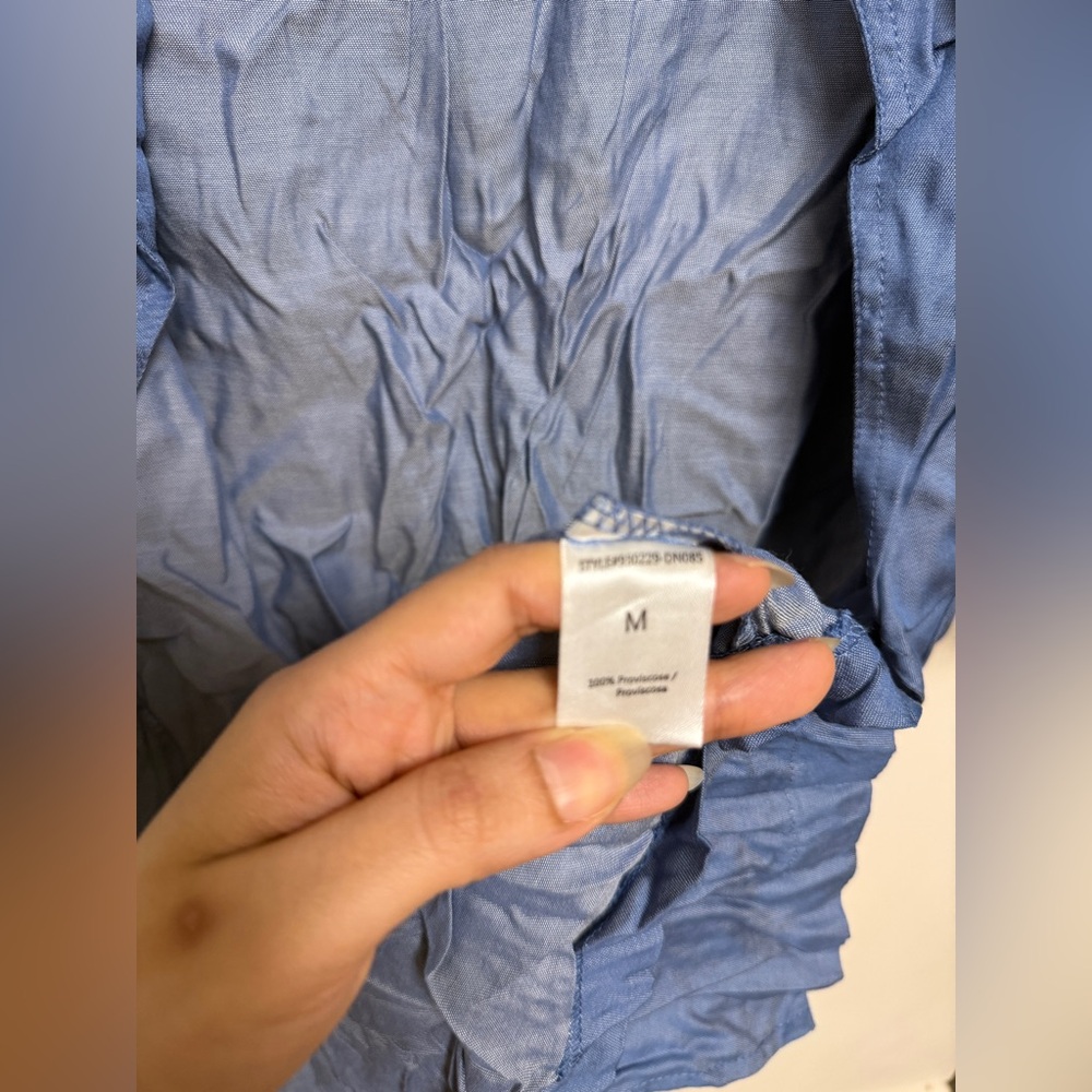 HAVE Dusty Blue Lightweight Open-Front Cardigan - Picture 4 of 5
